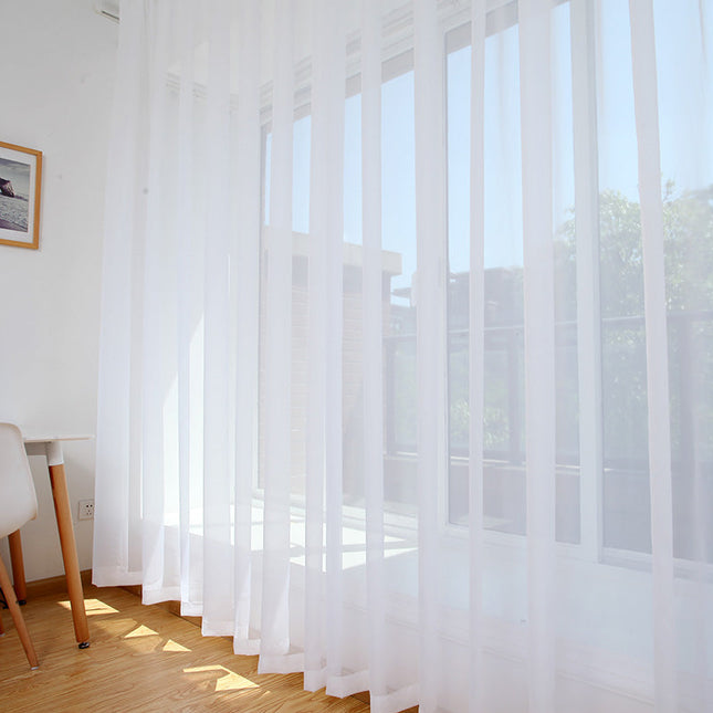 Transparente Outdoor Gardine für Balkon