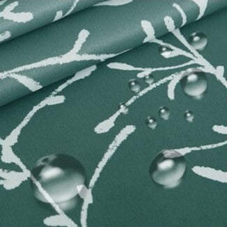 Outdoor Vorhang Grün mit Farbverlauf