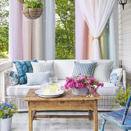 Outdoor Voile-Vorhang für Terrasse Balkon