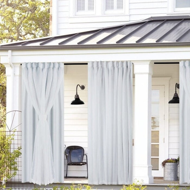 Wetterfester Outdoor Vorhang für Balkon