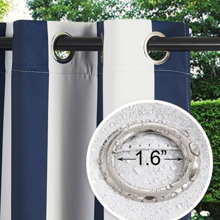 Gestreifter Outdoor Vorhang für Balkon