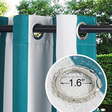 Gestreifter Outdoor Vorhang für Balkon