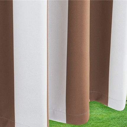 Gestreifter Outdoor Vorhang für Balkon