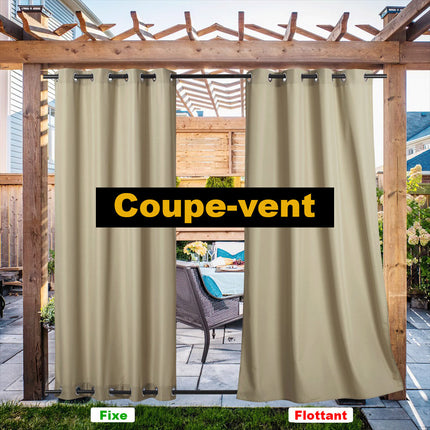 Pavillon-Vorhang Sungei wetterfest mit Ösen
