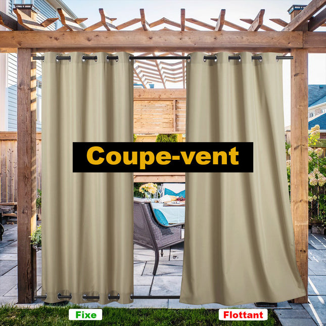 Pavillon-Vorhang Sungei wetterfest mit Ösen