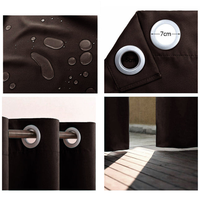 Wasserfester Outdoor-Vorhang für die Terrasse