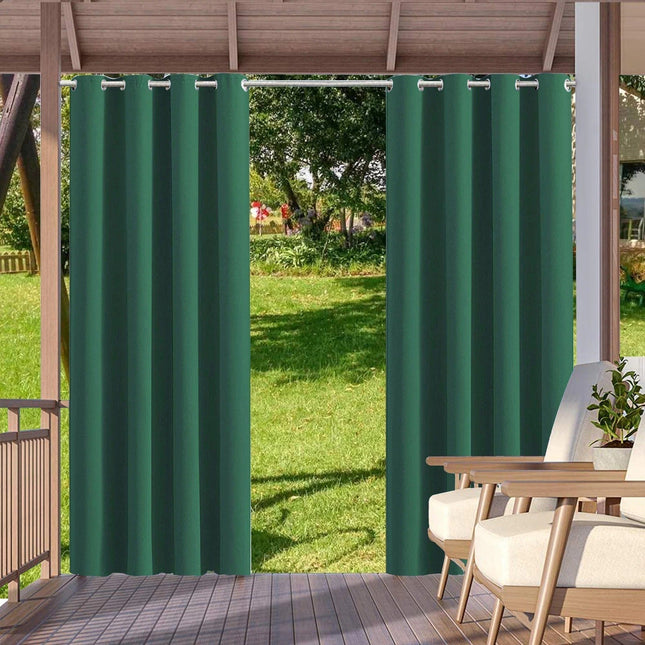 Wetterfester Outdoor-Vorhang mit Ösen