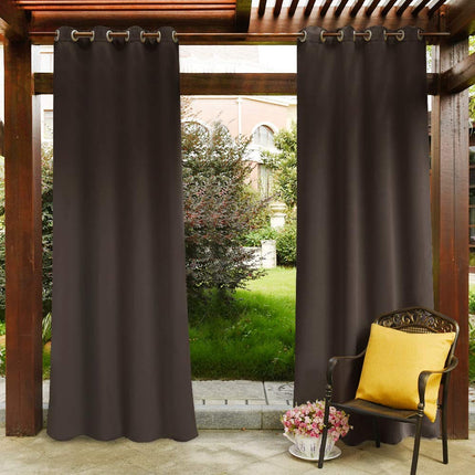 Robuster Outdoor Vorhang wetterfest und blickdicht