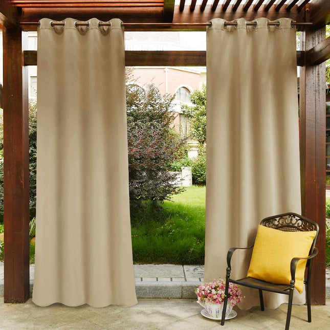 Wetterfester Outdoor-Vorhang für Balkon & Terrasse