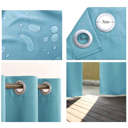 Outdoor Ösenvorhang Poncirier für Balkon