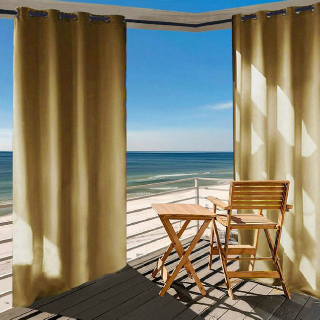 Outdoor-Sichtschutzvorhang für Terrasse und Pergola