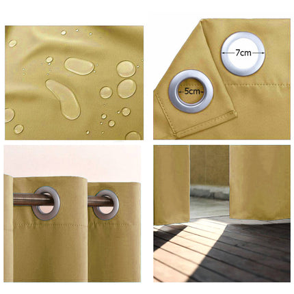 Outdoor-Sichtschutzvorhang für Terrasse und Pergola