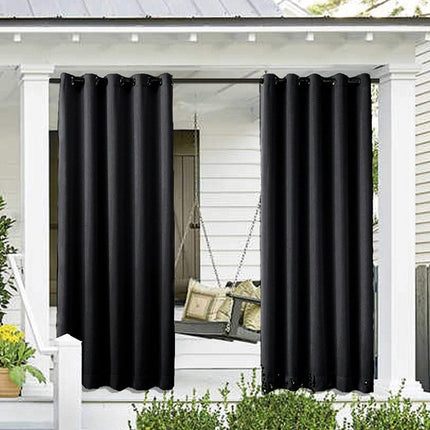 Wetterfester Outdoor-Vorhang Pistachier mit Ösen