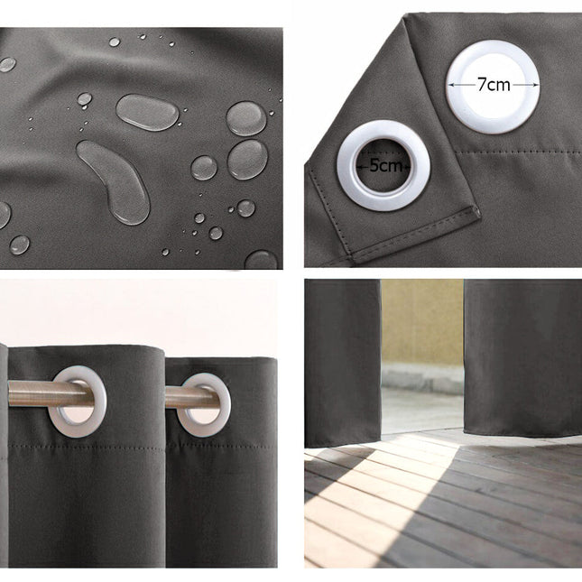 Outdoor Vorhang blickdicht für Pergola