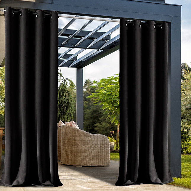 Wetterfester Außenvorhang als Sichtschutz