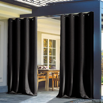 Blickdichter Outdoor-Vorhang für die Gartenlaube