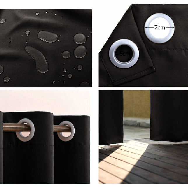 Wetterfester Außenvorhang als Sichtschutz