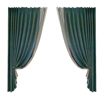 Schimmernder Verdunkelungsvorhang in Petrol