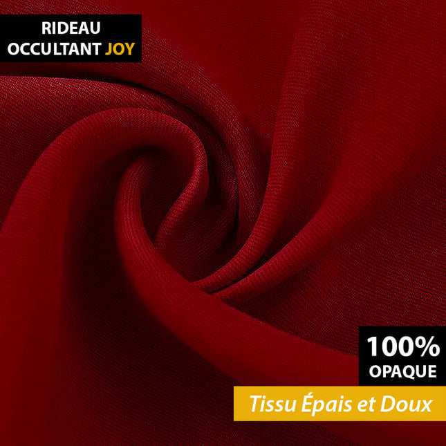 Einfarbiger Verdunkelungsvorhang in Bordeauxrot