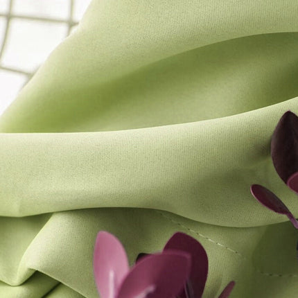 Verdunkelungsvorhang Grün für Schlafzimmer