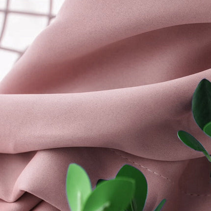 Blickdichter Verdunkelungsvorhang in Altrosa