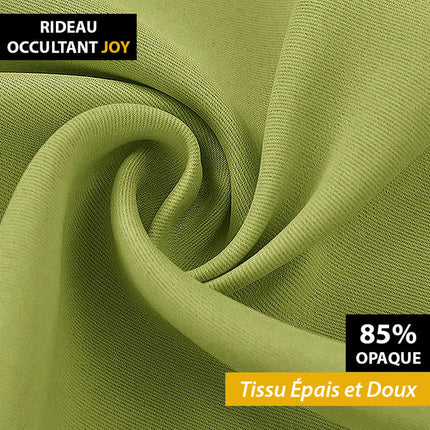 Blickdichter Verdunkelungsvorhang in Hellgrün