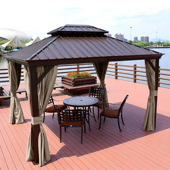Wetterfester Vorhang für Pergola Garten