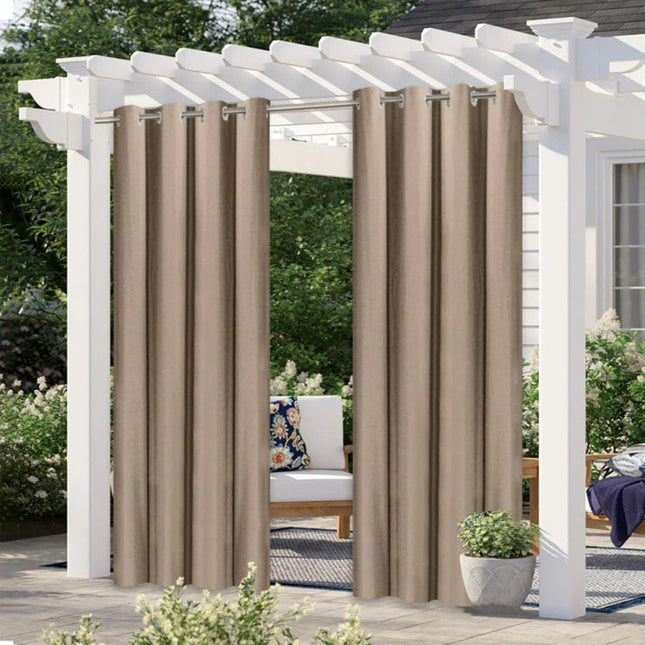Wetterfester Vorhang für Pergola Garten