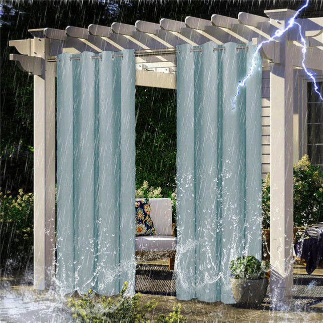 Wetterfester Outdoor Vorhang für Terrasse