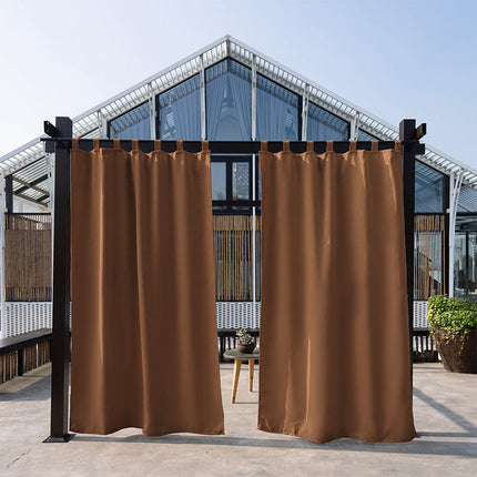 Wasserdichter Outdoor Vorhang mit Schlaufen