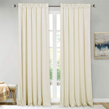 Isoliervorhang Luxury Samt in Elfenbein