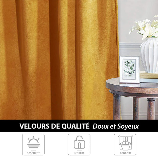 Eleganter Thermovorhang Luxury in Gold