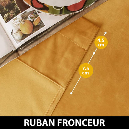 Eleganter Thermovorhang Luxury in Gold