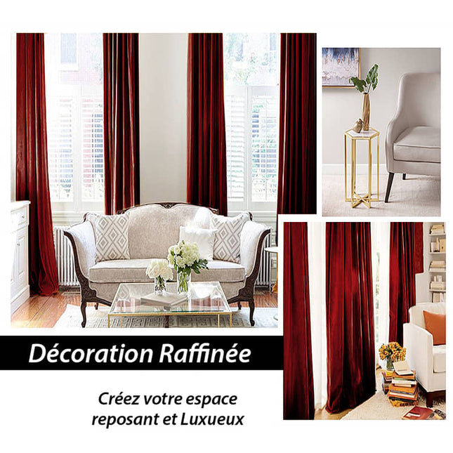 Thermo-Samtvorhang Luxury in Bordeaux