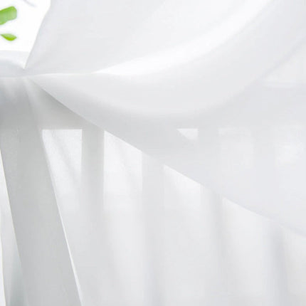 Schlichter transparenter Voile-Vorhang für Wohnzimmer