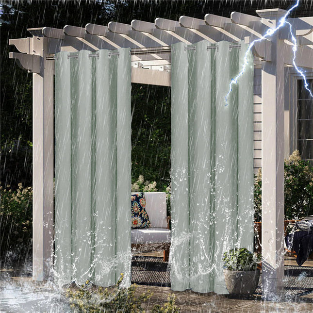 Blickdichter Gartenvorhang mit Ösen