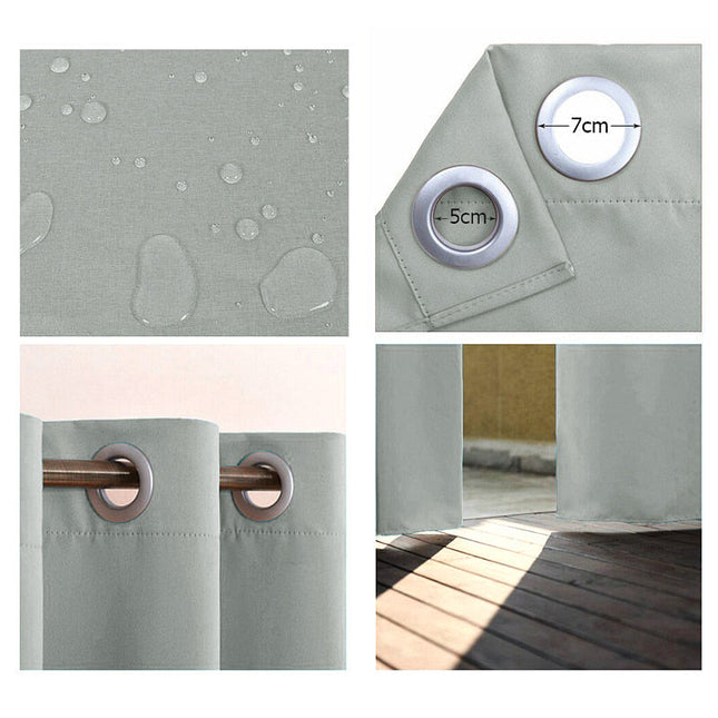 Blickdichter Gartenvorhang mit Ösen