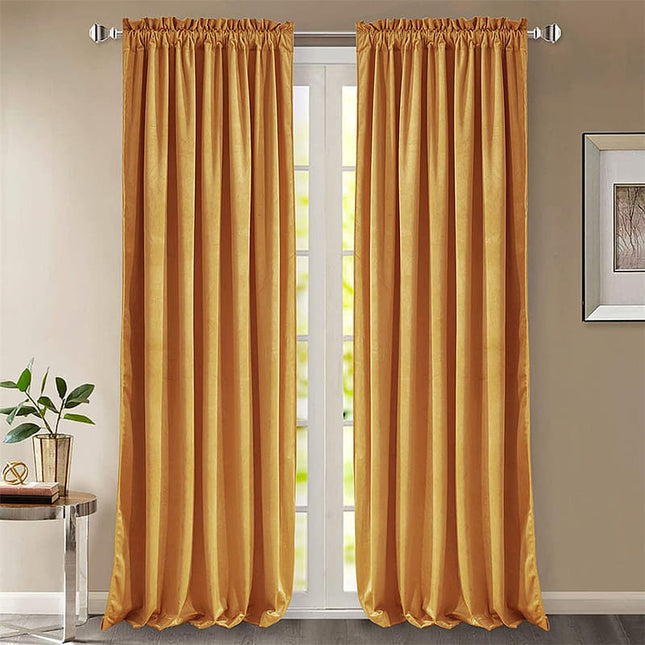 Eleganter Thermovorhang Luxury in Gold