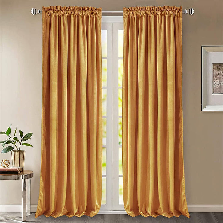 Eleganter Thermovorhang Luxury in Gold