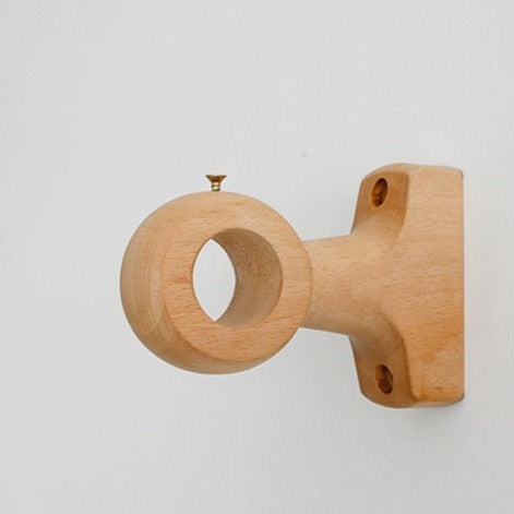 Gardinenstange aus Holz Natur