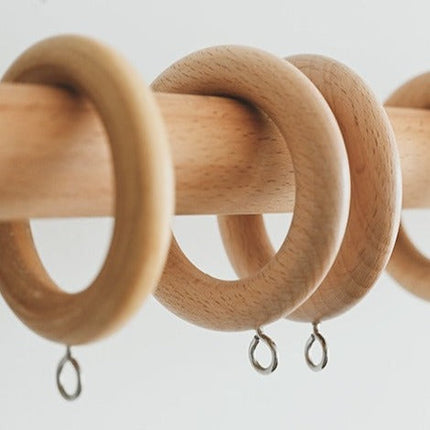 Gardinenstange aus Holz Natur