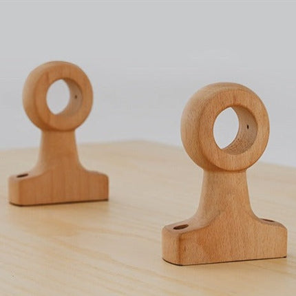 Gardinenstange aus Holz Natur